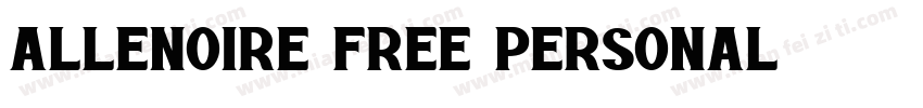 Allenoire Free Personal字体转换
